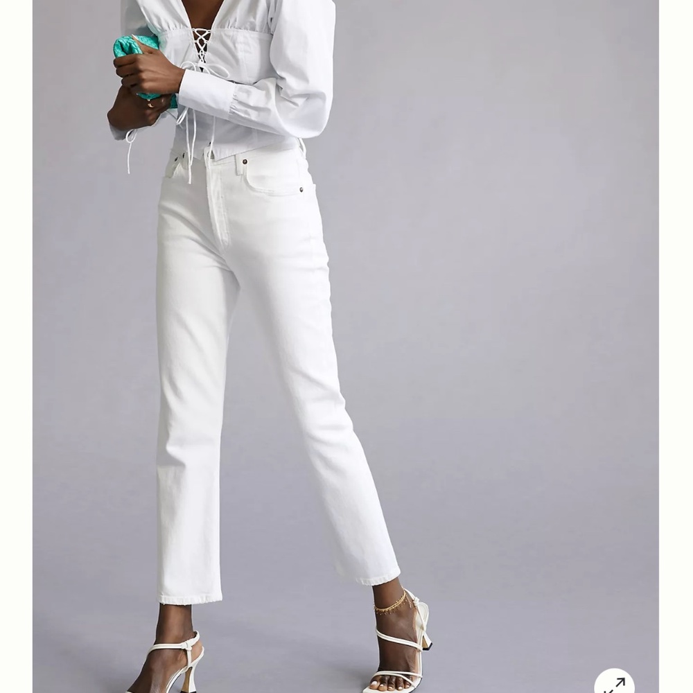 Agolde White Riley Jean - size 27